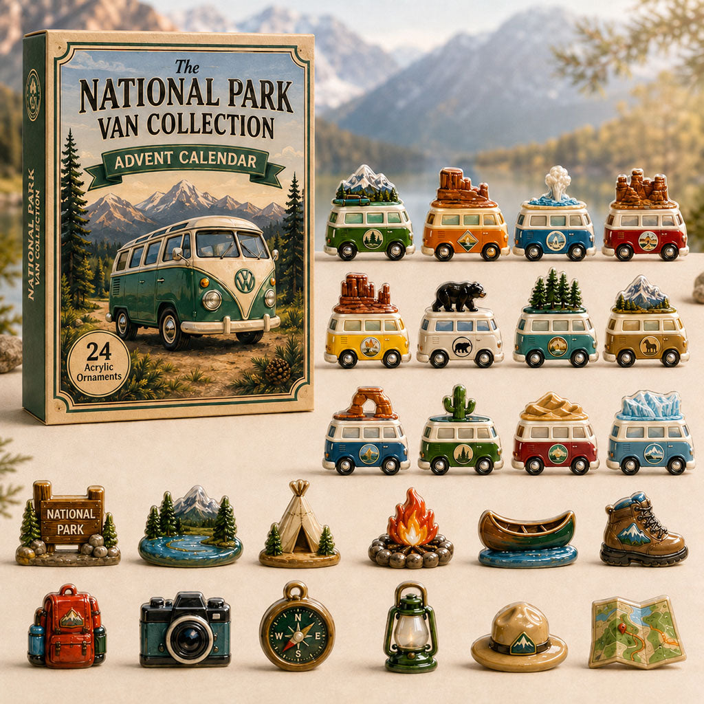 National Park Van Christmas Advent Calendar Xmas Advent Cal Christmas Gifts For Travel Lovers