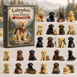 Outdoor Labrador Advent Calendar Christmas Countdown 2026 Labrador Xmas Decorations