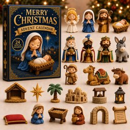 Nativity Merry Christmas Advent Calendar Xmas Countdown Christmas Gifts For Christians