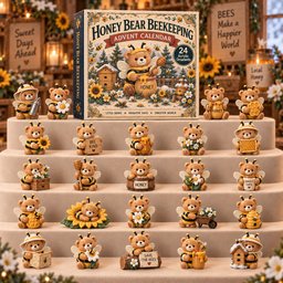Honey Bear Beekeeping 2026 Christmas Advent Calendar Xmas Gifts For Bear Lovers