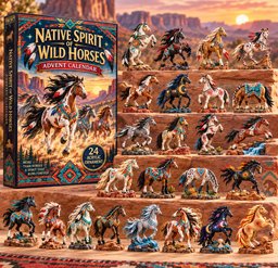 Native Spirit Of Wild Horses Christmas Advent Calendar Christmas Gifts For Horse Lovers