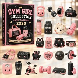 Gym Girl Christmas Advent Calendar Xmas Calendar Countdown Xmas Gifts For Gym Goers