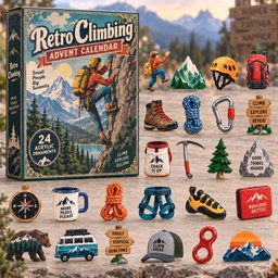 Retro Climbing Christmas Advent Calendar Xmas Countdown Christmas Gifts For Climbing Lovers