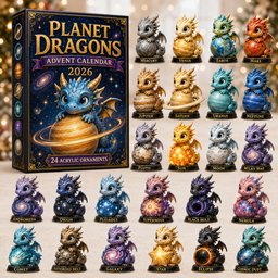 Planet Dragon Xmas Advent Calendar Christmas Countdown Decor Gifts For Dragon Lovers