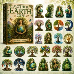 Mother Earth Christmas Advent Calendar 2026 24 Day Festive Countdown Family Friends Xmas Gifts_