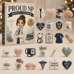 Proud Nip Christmas Advent Calendar Cute Counting Down Calendar Xmas Gifts For Doctor