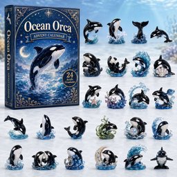 Ocean Orca Christmas Advent Calendar Xmas Calendar Countdown Gifts For Orca Lovers