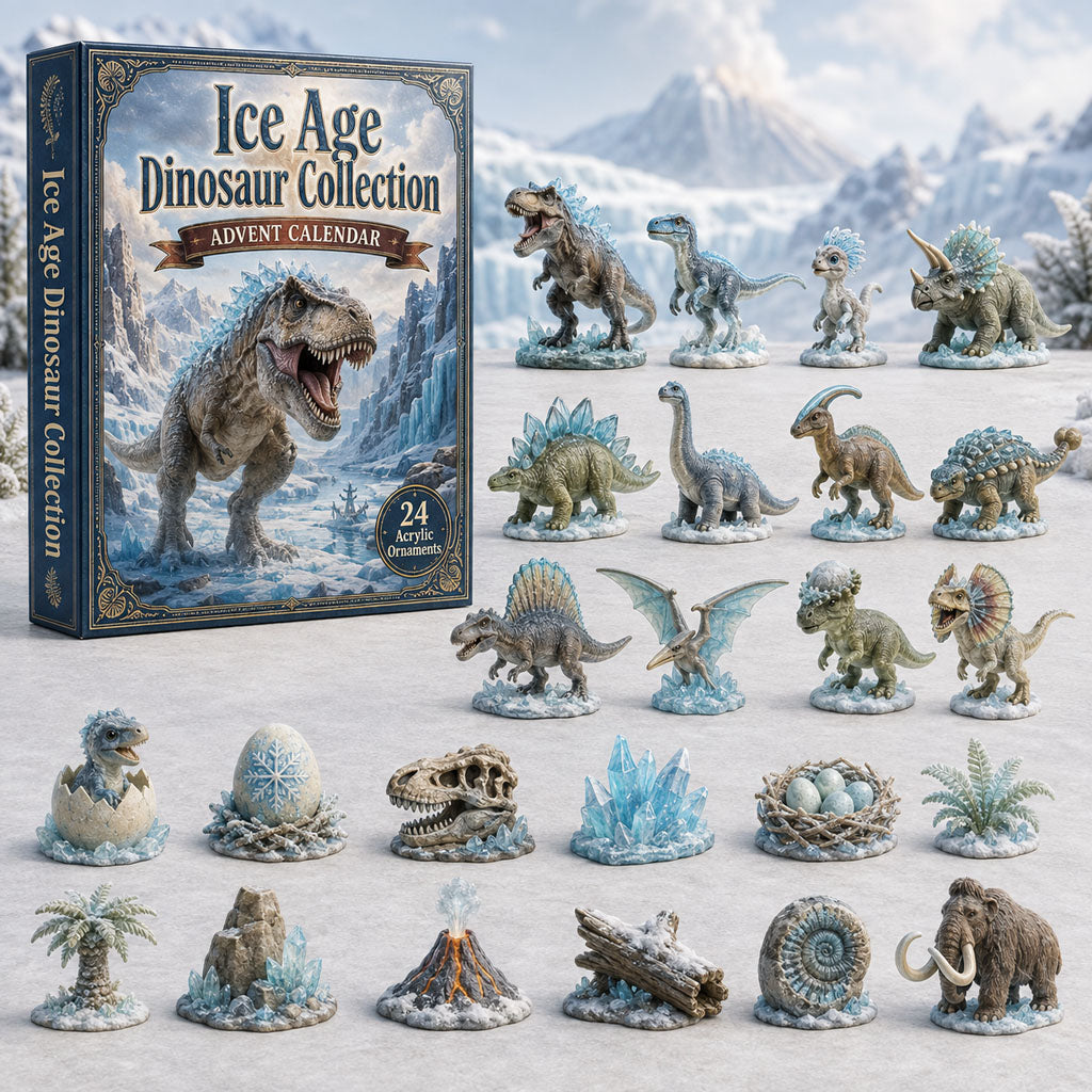 Ice Age Dinosaurs Collection Christmas Advent Calendar Xmas Gifts For Dinosaur Lovers