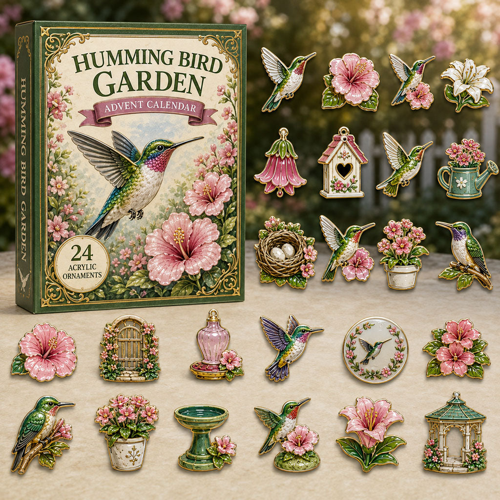Hummingbird Garden Christmas Advent Calendar 2026 Best Xmas Gifts For Hummingbird Lovers