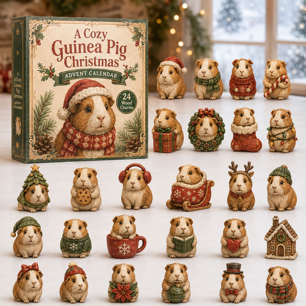 Holiday Guinea Christmas Advent Calendar 2026 Guinea Pig Xmas Gifts For Owners