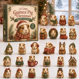 Holiday Guinea Christmas Advent Calendar 2026 Guinea Pig Xmas Gifts For Owners