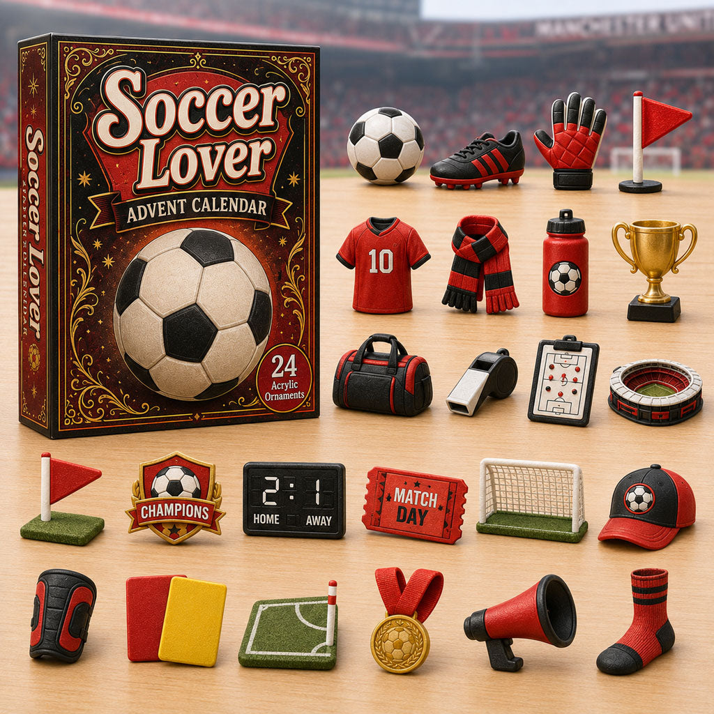 Soccer Lover Christmas Advent Calendar Christmas Decoration Gifts For Soccer Lovers