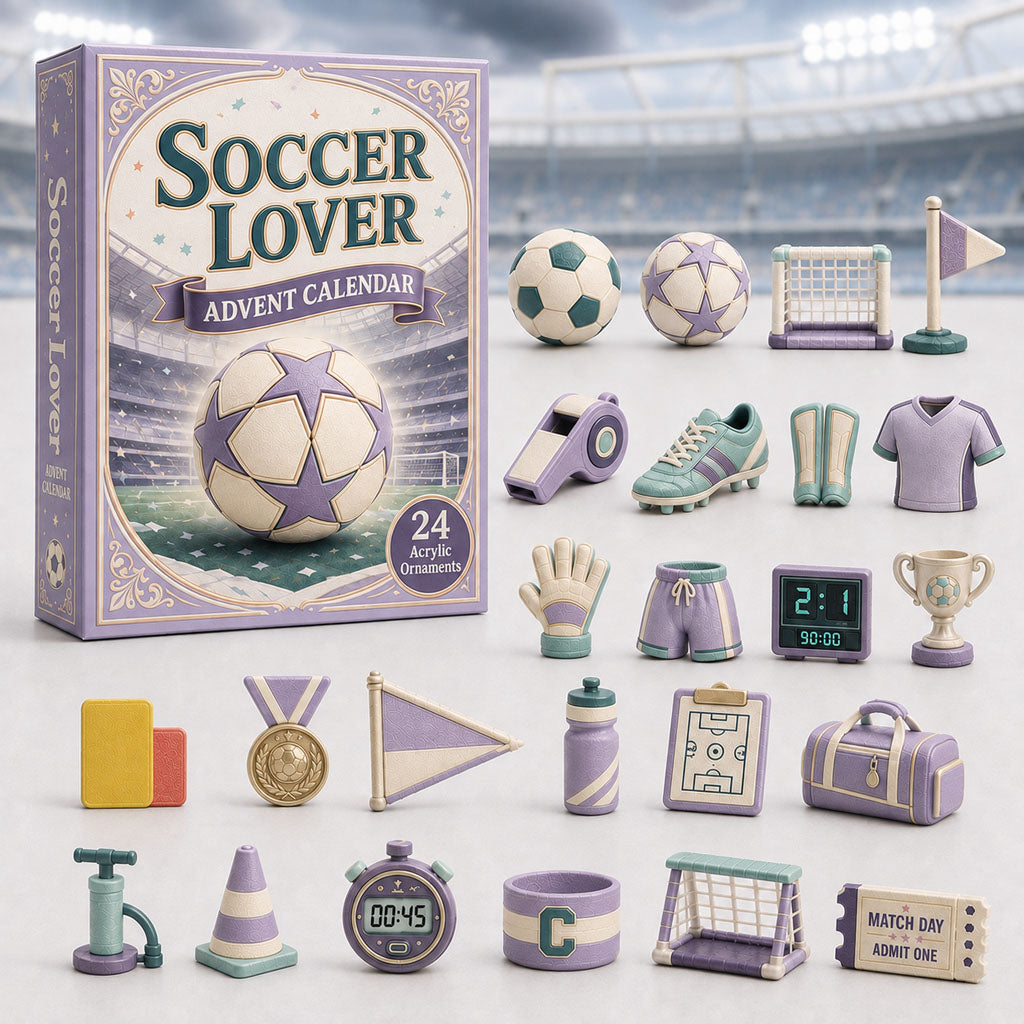 Soccer Lover Christmas Advent Calendar Xmas Countdown Xmas Gifts For Soccer Lovers