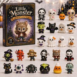 Little Monster Halloween Advent Calendar Halloween Decorations Gifts For Brother