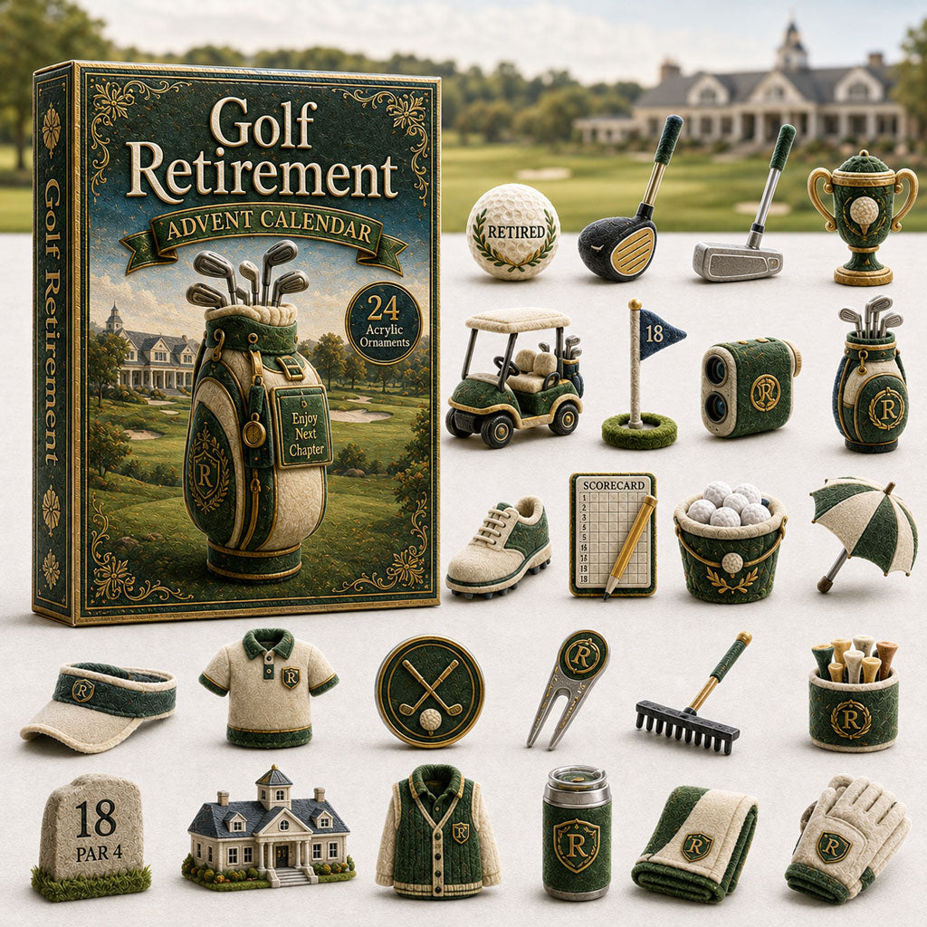Golf Retirement Christmas Advent Calendar 2026 Xmas Present Ideas For Sports Lovers_