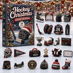 Hockey Christmas Advent Calendar Counting Down Hockey Lovers Xmas Gifts