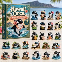 Hawaii Orca Christmas Advent Calendar Christmas Countdown Gifts For Orca Lovers