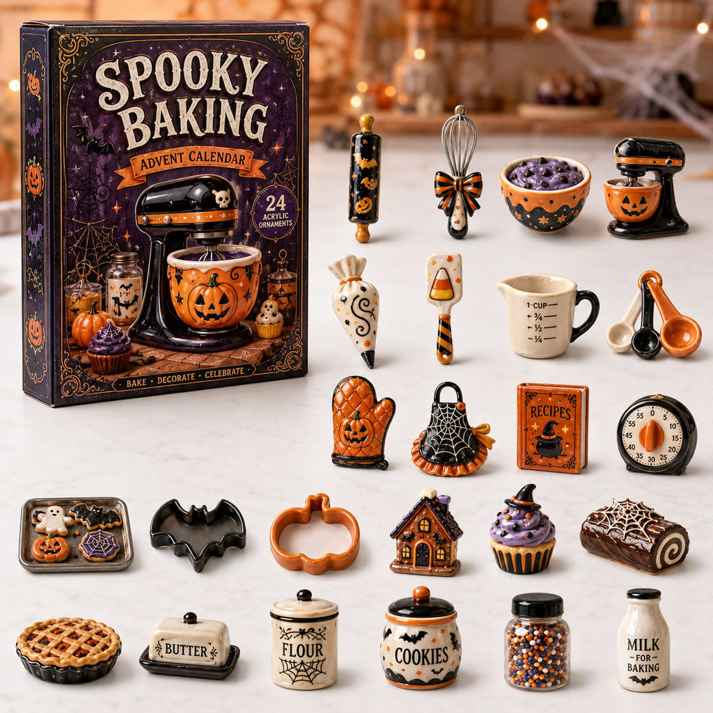 Spooky Baking Advent Calendar 24 Days Of Christmas Blindbox Best Gifts For Her