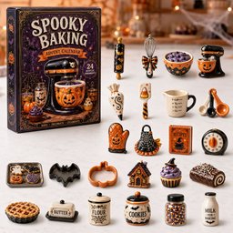 Spooky Baking Advent Calendar 24 Days Of Christmas Blindbox Best Gifts For Her