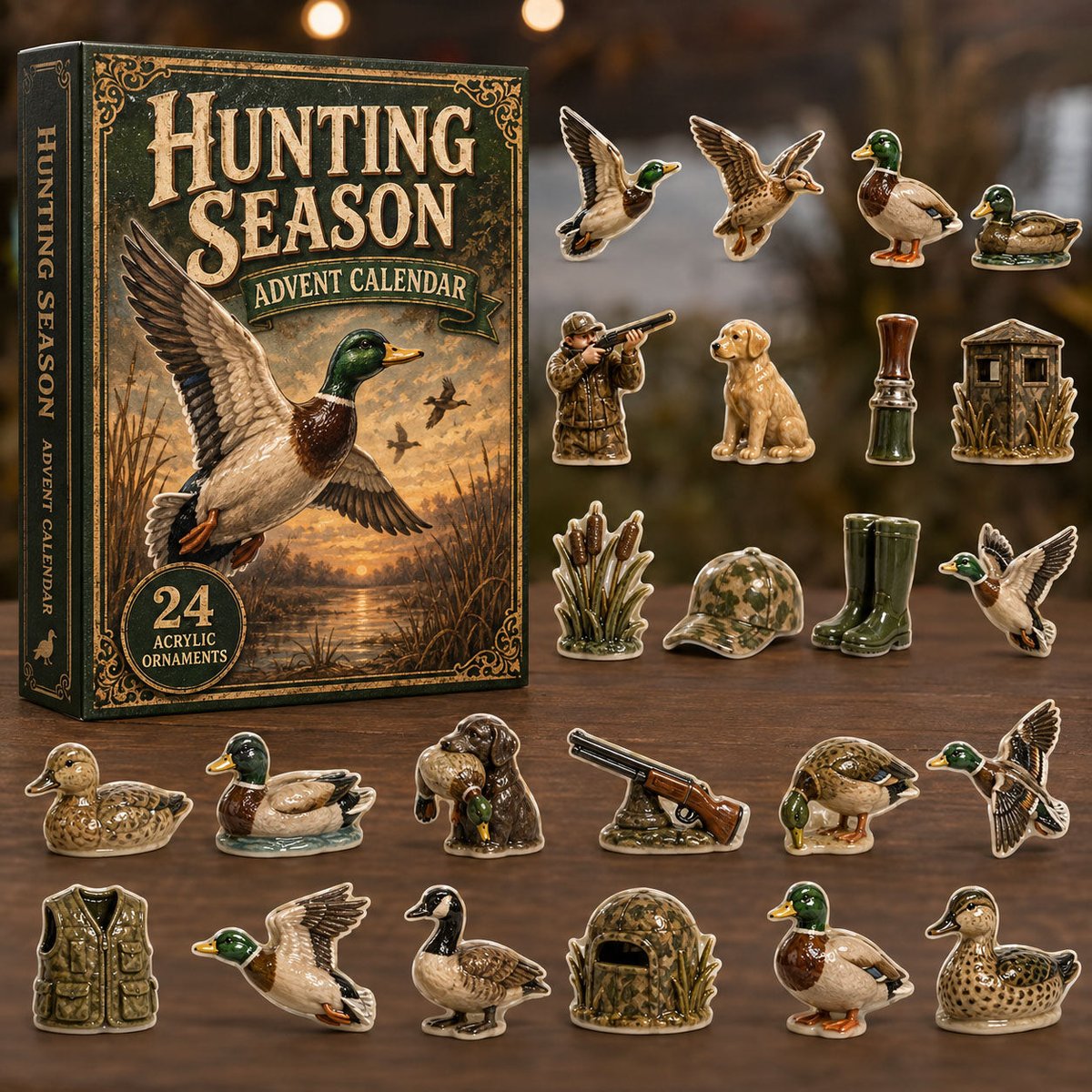 Hunting Season Christmas Advent Calendar Xmas Countdown Gifts For Hunting Lovers