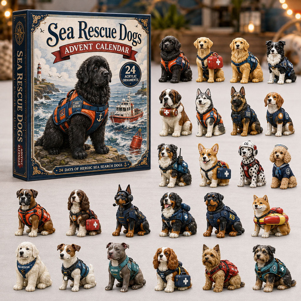 Sea SAR Christmas Advent Calendar 2026 Doggy Presents For Christmas