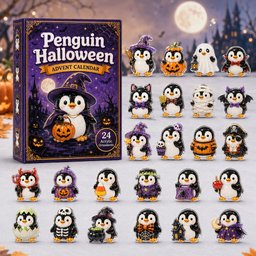 Penguin Halloween 2026 Christmas Advent Calendar Penguin Lover Halloween Gifts