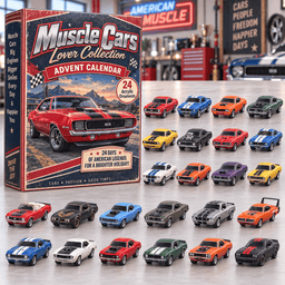 Muscle Cars Lover Collection Christmas Decoration Advent Calendar 2026 Xmas Gift Ideas For Racers