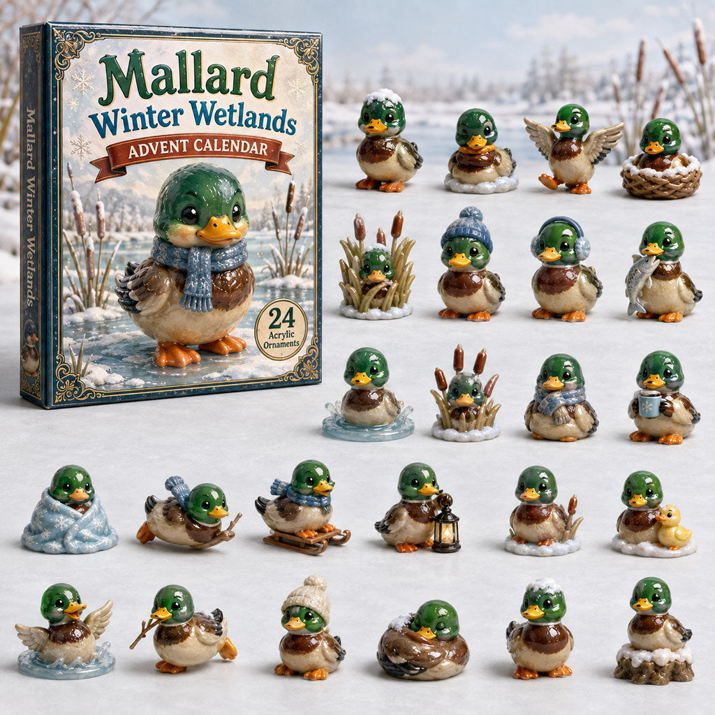 Mallard Winter Wetlands Christmas Advent Calendar Xmas Calendar Countdown Xmas Gifts Ideas