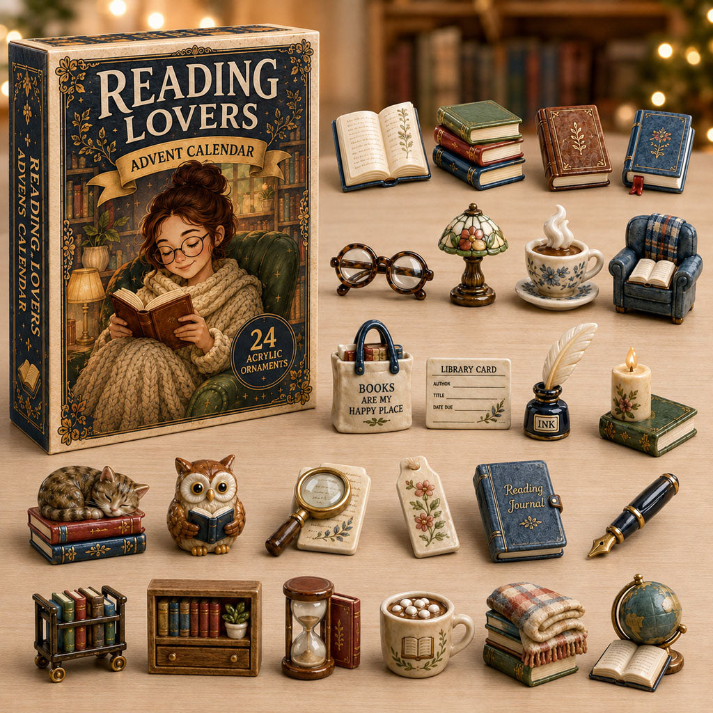 Reading Lovers Christmas Advent Calendar Christmas Eve Countdown Gifts For Bookworms
