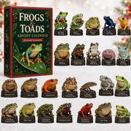 Frogs And Toads Christmas Advent Calendar Christmas Eve Countdown Gifts For Frogs Lovers