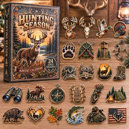 Hunting Season Christmas Advent Calendar Xmas Home Decor Gifts For Hunting Lovers