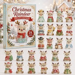 Reindeer Christmas Advent Calendar 2026 Perfect Xmas Reindeer Gifts_