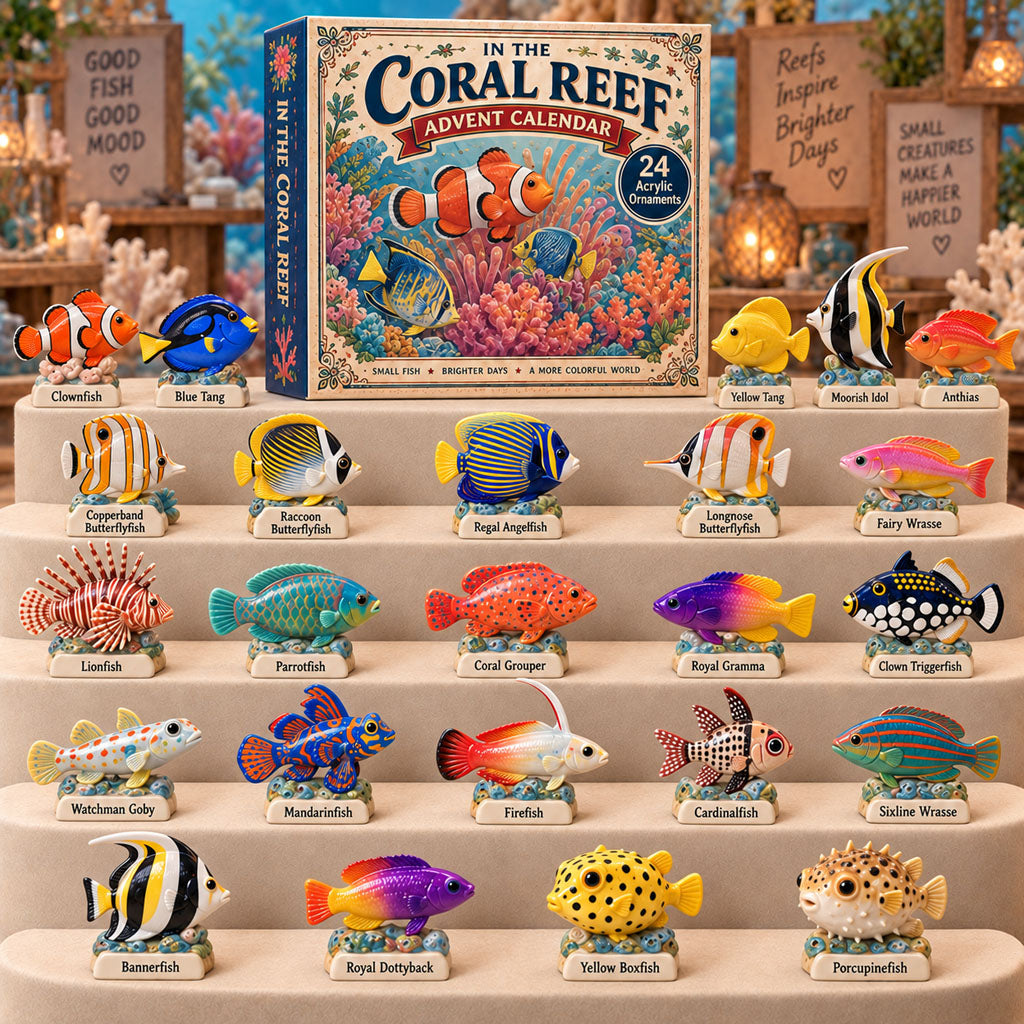 In The Coral Reef Christmas Advent Calendar Christmas Countdown Gifts For Fish Lovers