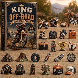King Of Off Road Christmas Advent Calendar Xmas Countdown Gifts For Dirt Bike Lovers