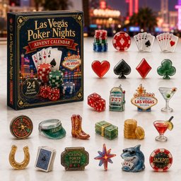 Las Vegas Poker Nights Christmas Advent Calendar Christmas Countdown Gifts For Poker Lovers