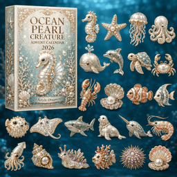 Ocean Pearl Creature Christmas Advent Calendar Ocean Creature Lovers Christmas Gifts