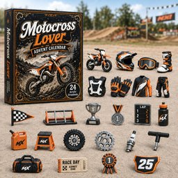 Motocross Lover Advent Calendar Christmas Countdown 2026 Motorcycle Gifts For Him