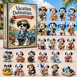 Vacation Dalmatian Christmas Advent Calendar Christmas Gifts For Dalmatian Lovers