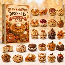 Thanksgiving Desserts Thanksgiving Advent Calendar 2026 24 Day Festive Countdown Xmas Gifts