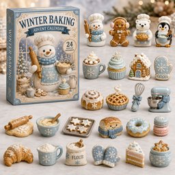 Winter Baking Christmas Advent Calendar Xmas Countdown Christmas Gifts For Baking Lovers