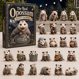 The Real Opossum Christmas Advent Calendar Xmas Countdown Presents For Opossum Lovers