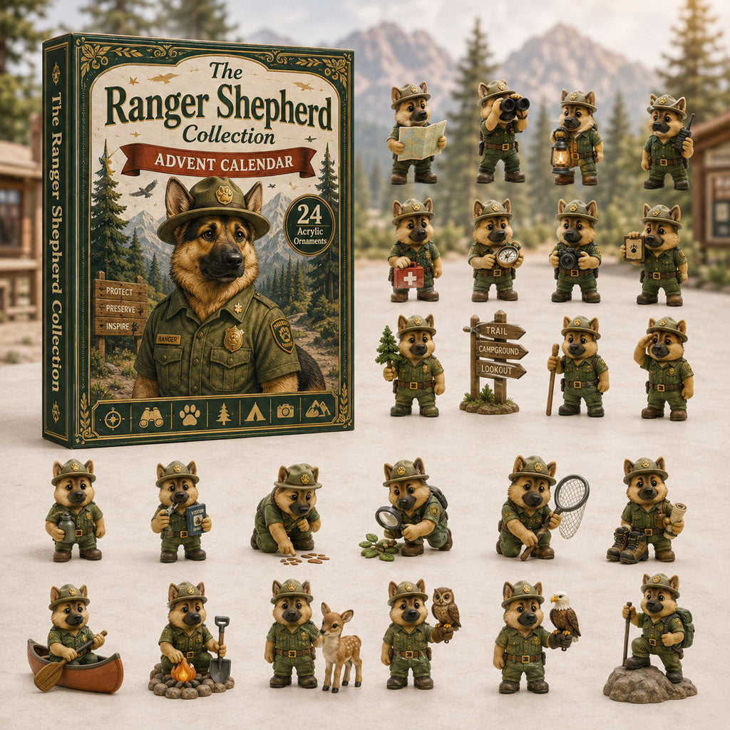 The Ranger Shepherd Christmas Advent Calendar Xmas Countdown Gifts For Shepherd Lovers
