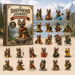 The Shepherd Journey Christmas Advent Calendar Xmas Gifts For German Shepherd Lovers