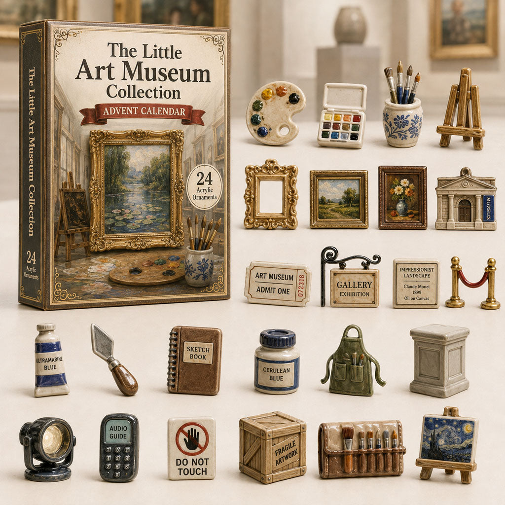 The Little Art Museum Collection Christmas Advent Calendar Counting Down Art Lover Xmas Gifts