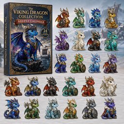 The Viking Dragon Collection Christmas Advent Calendar Xmas Present For Dragon Lovers