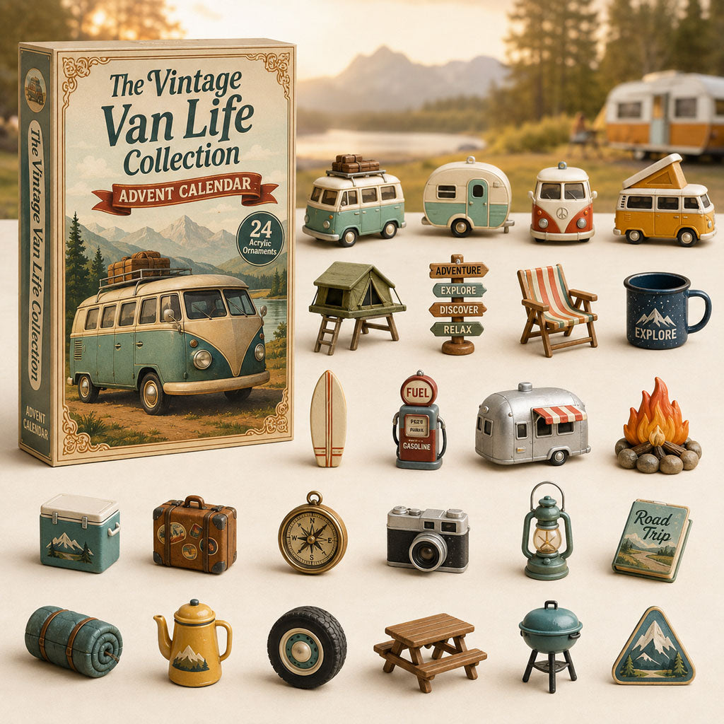 The Vintage Van Life Christmas Advent Calendar Xmas Advent Cal Christmas Presents Ideas