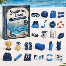 Swimming Lover 2026 Christmas Advent Calendar Best Gifts For Boyfriend