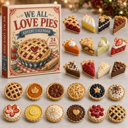 We All Love Pies Christmas Advent Calendar Christmas Countdown Baking Lovers Xmas Gifts