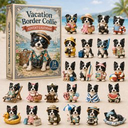 Vacation Border Collie Christmas Advent Calendar Christmas Gifts For Border Collie Lovers