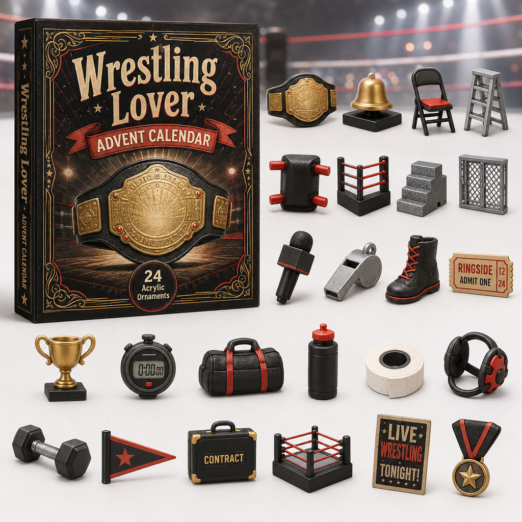 Wrestling Lover Christmas Advent Calendar Counting Down Wrestling Lover Christmas Gifts